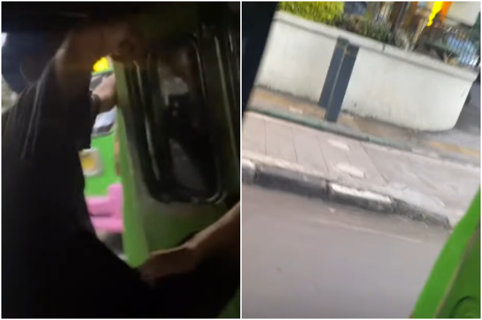 Seorang pria melakukan penyerangan di dalam angkot 02 Bogor viral di media sosial.