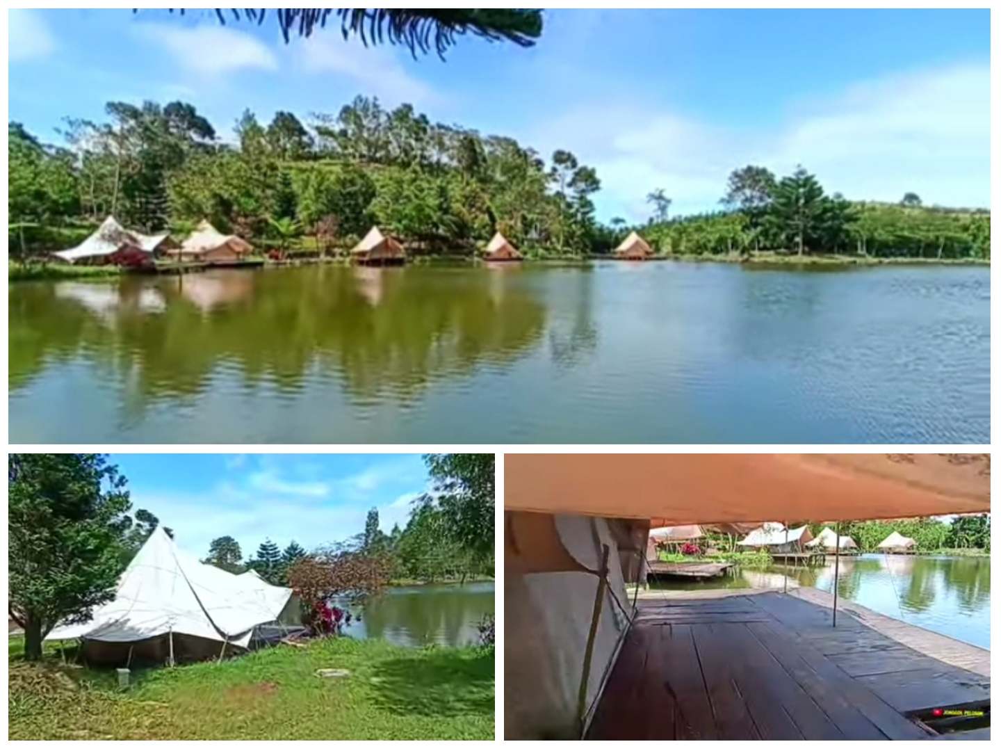 Pesona Alam Situ Cangkuang, Tersedia Area Staycation dan Warung Kopi.