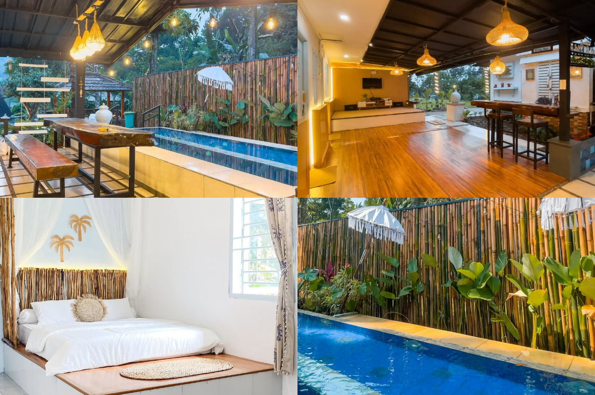 Villa Lovina, penginapan di Bogor dengan vibes staycation di Bali.