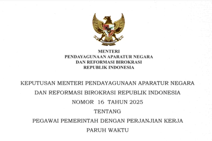 Fasilitas yang didapatkan oleh tenaga honorer yang jadi PPPK paruh waktu