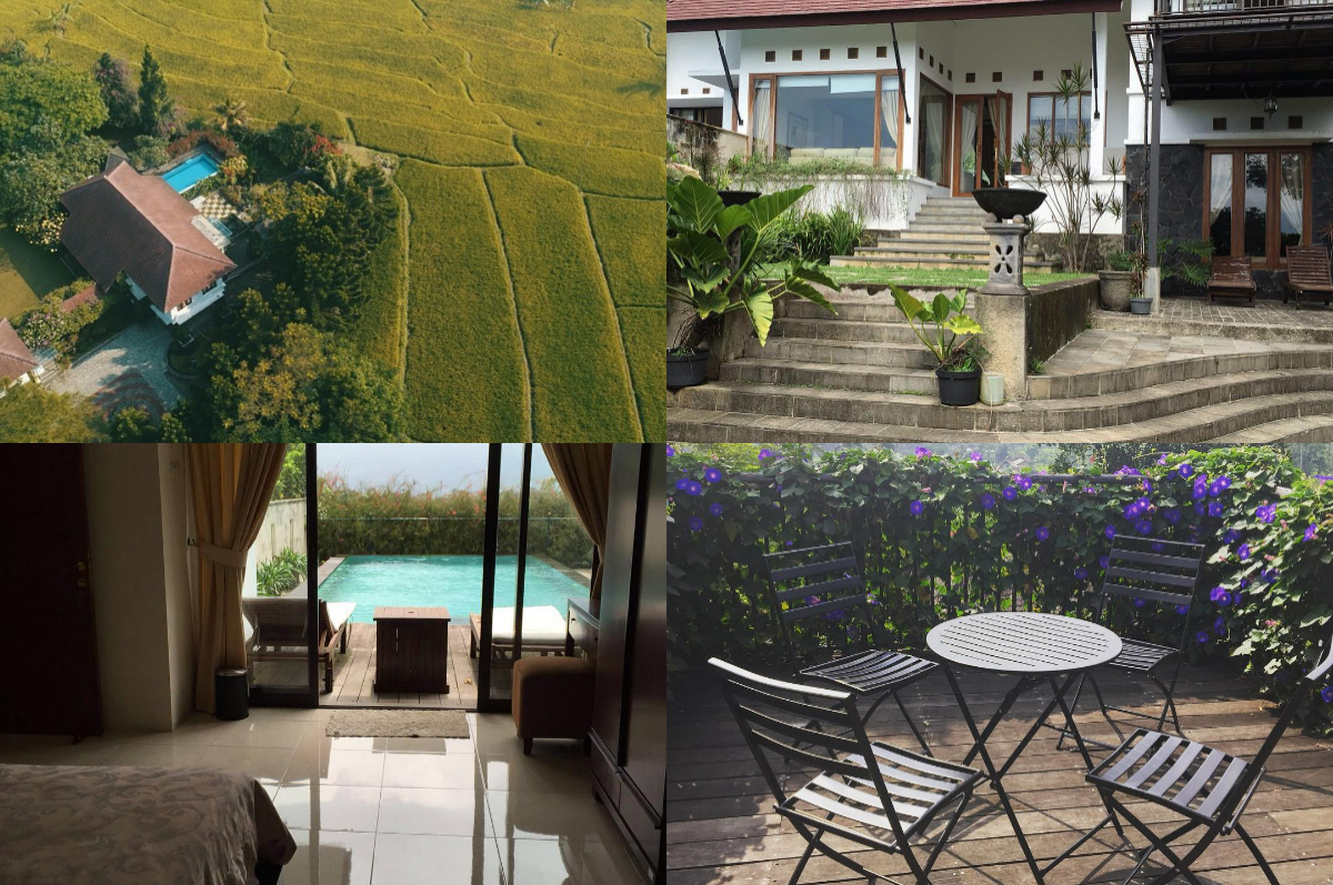 Lokasi Villa Pitaya berada di Cijeruk, Kabupaten Bogor.
