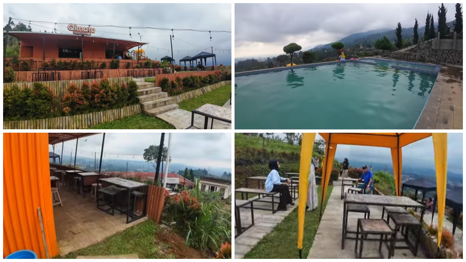 Qimatu Kitchen and Garden rekomendasi tempat nongkrong paling hits di Bogor.