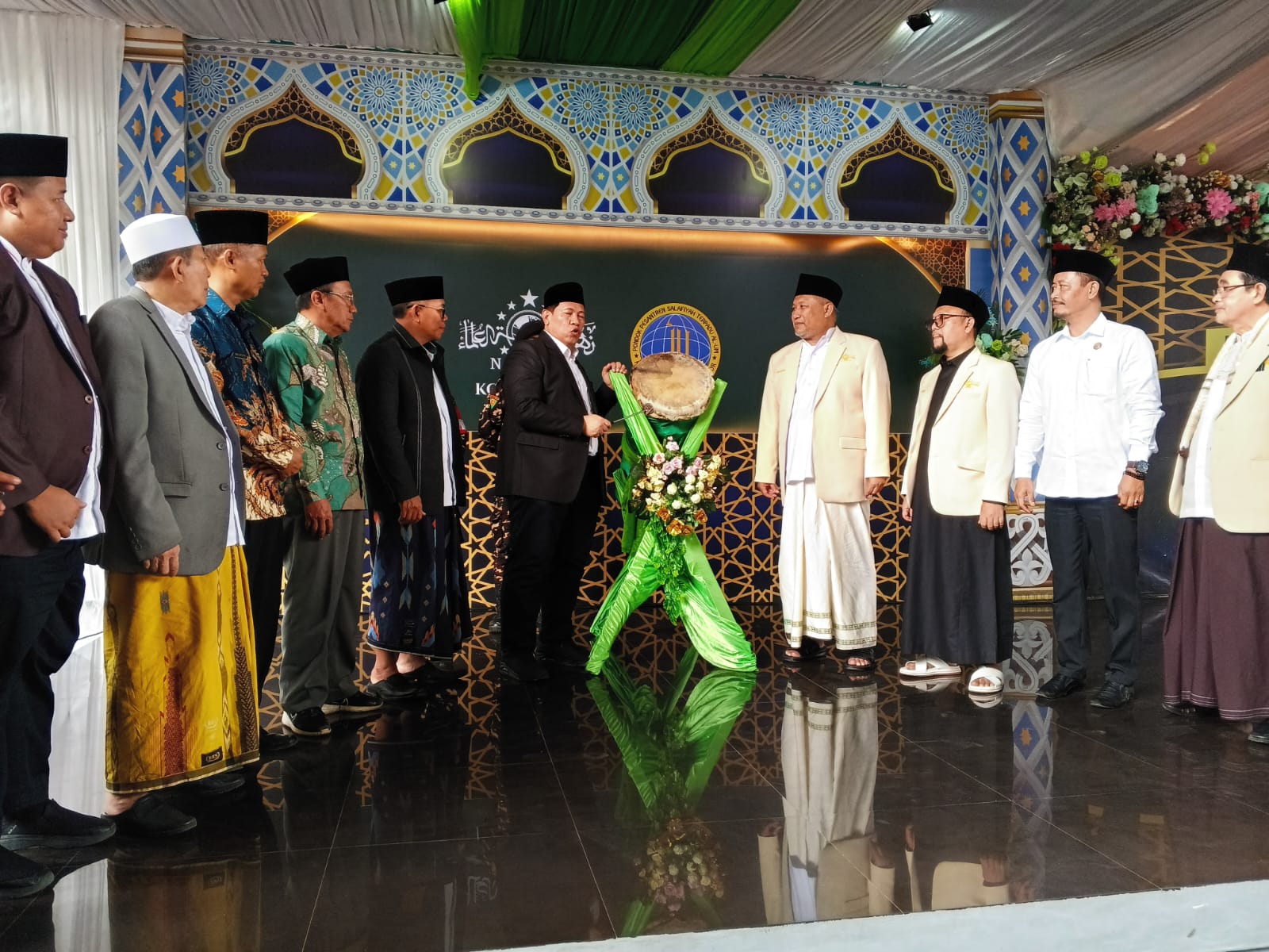 Pembukaan Konferensi Cabang (Konfercab) Pengurus Cabang Nahdlatul Ulama (PCNU) Kota Bogor di Pondok Pesantren Salafiyah Terpadu Al UM, Pagentongan.