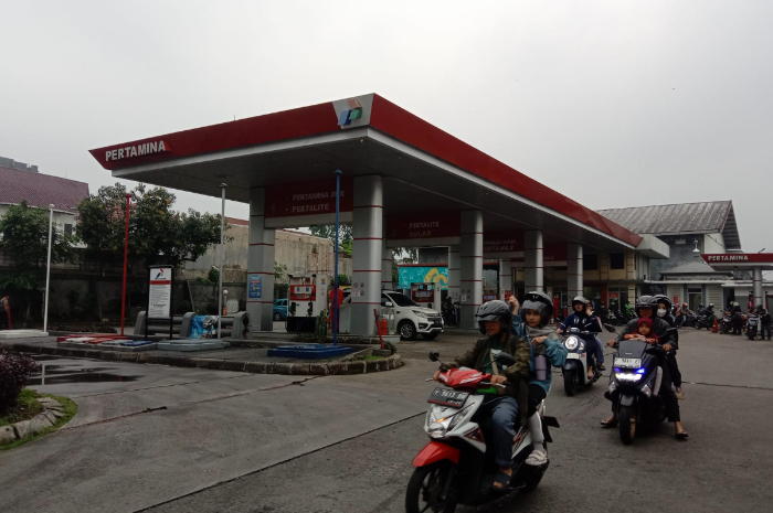 Pantauan salah satu SPBU di Kota Bogor.
