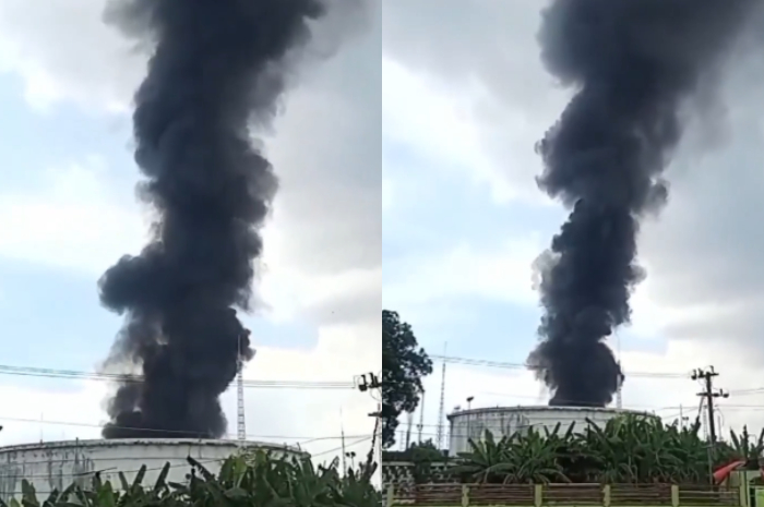 Kilang minyak Pertamina di Cilacap dikabarkan kebarakan.