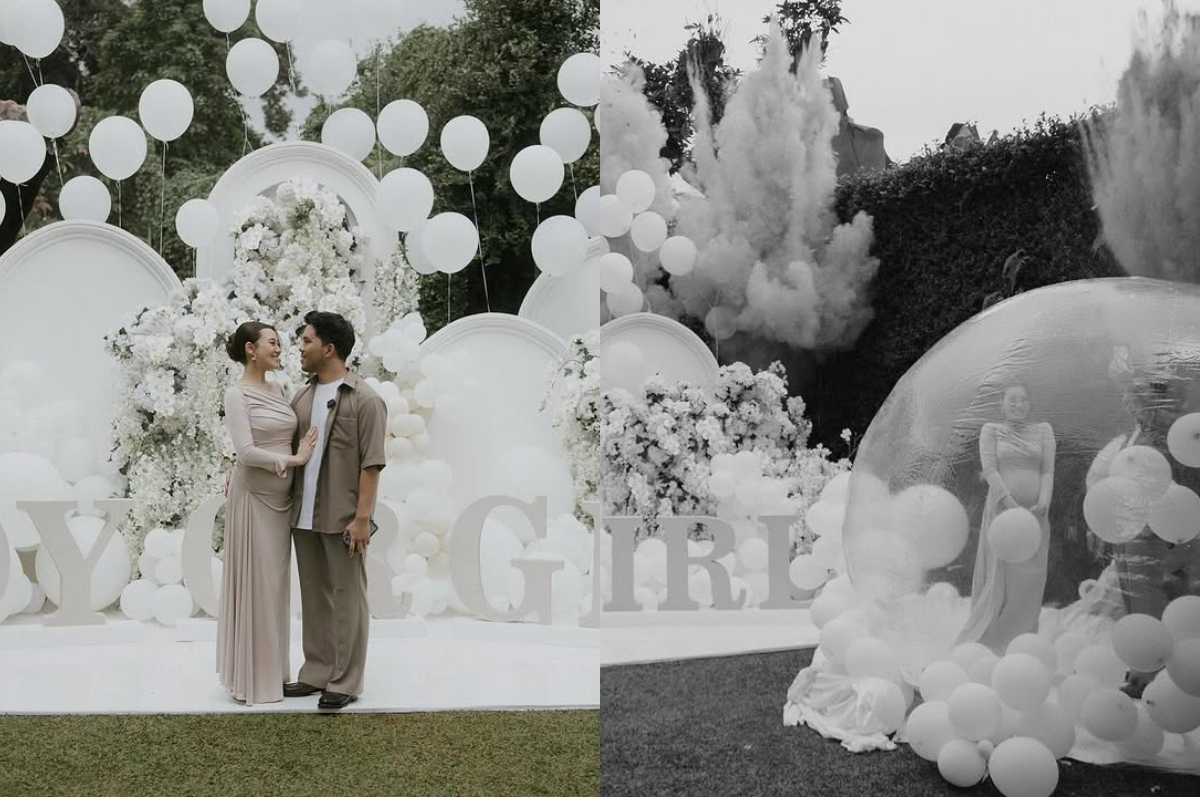 Aaliyah Massaid dan Thariq Halilintar gelar acara Gender Reveal.