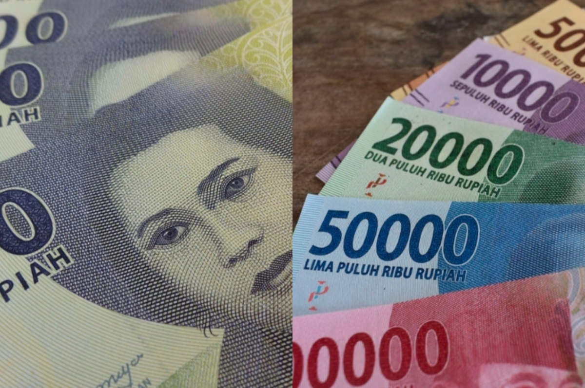 Ilustrasi uang bansos.