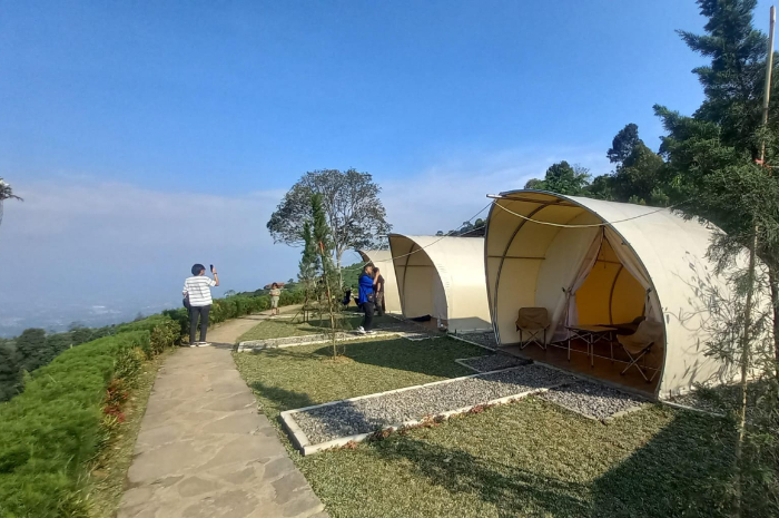 Suasana Drajih Nature Camp di Tajurhalang, Cijeruk, Bogor