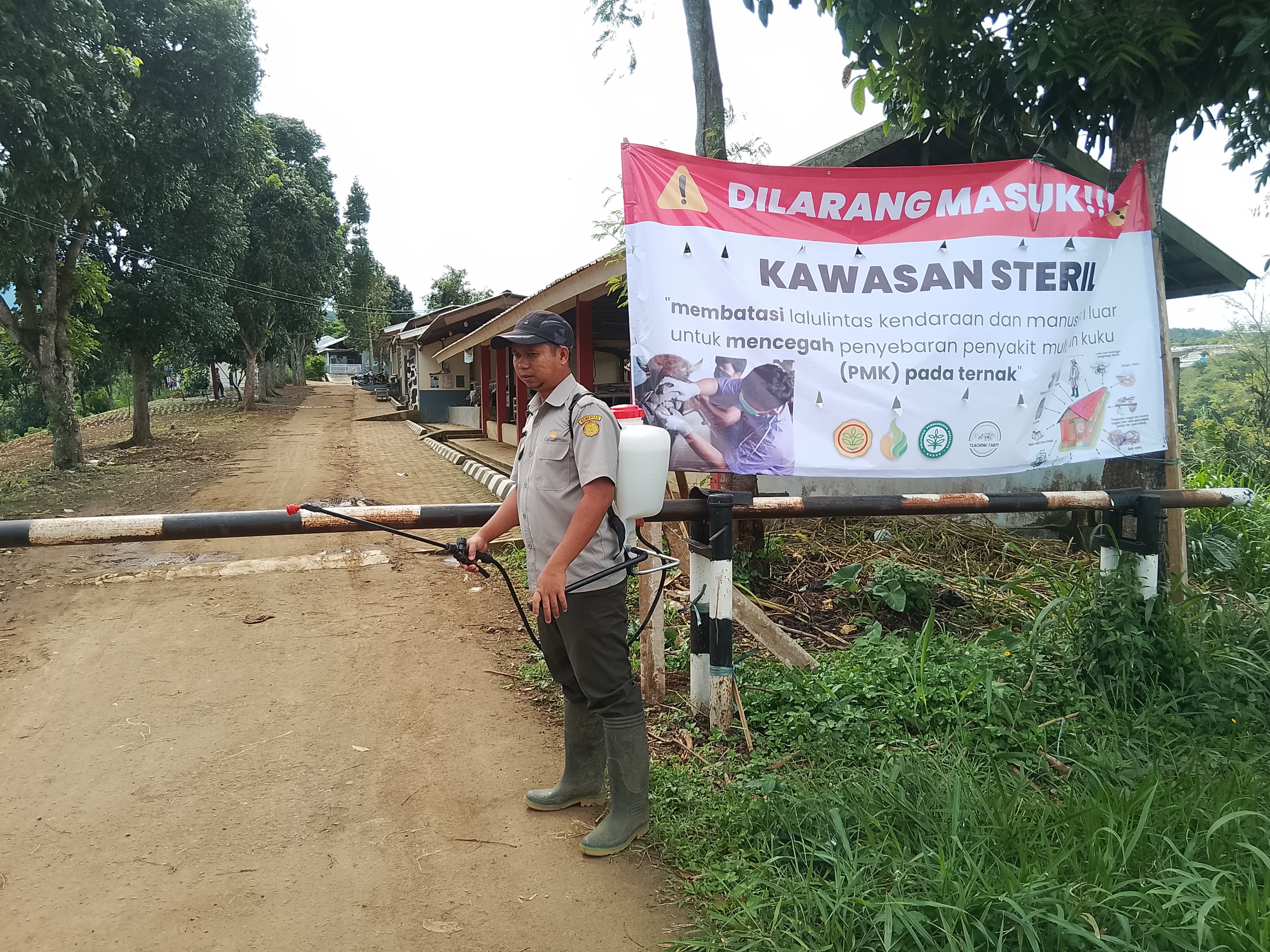 Petugas Polbangtan Bogor aktifkan kembali Biosecurity