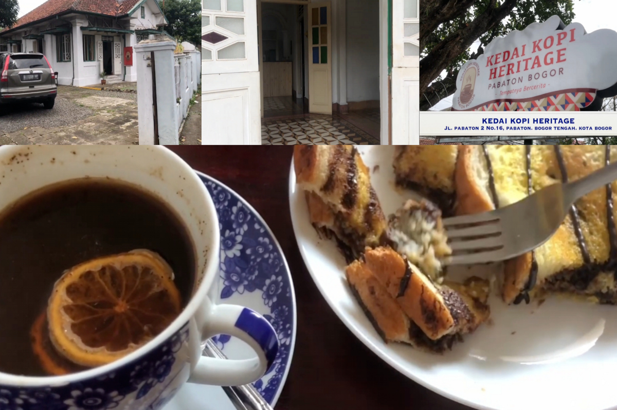Suasana di Kedai Kopi Heritage Bogor.