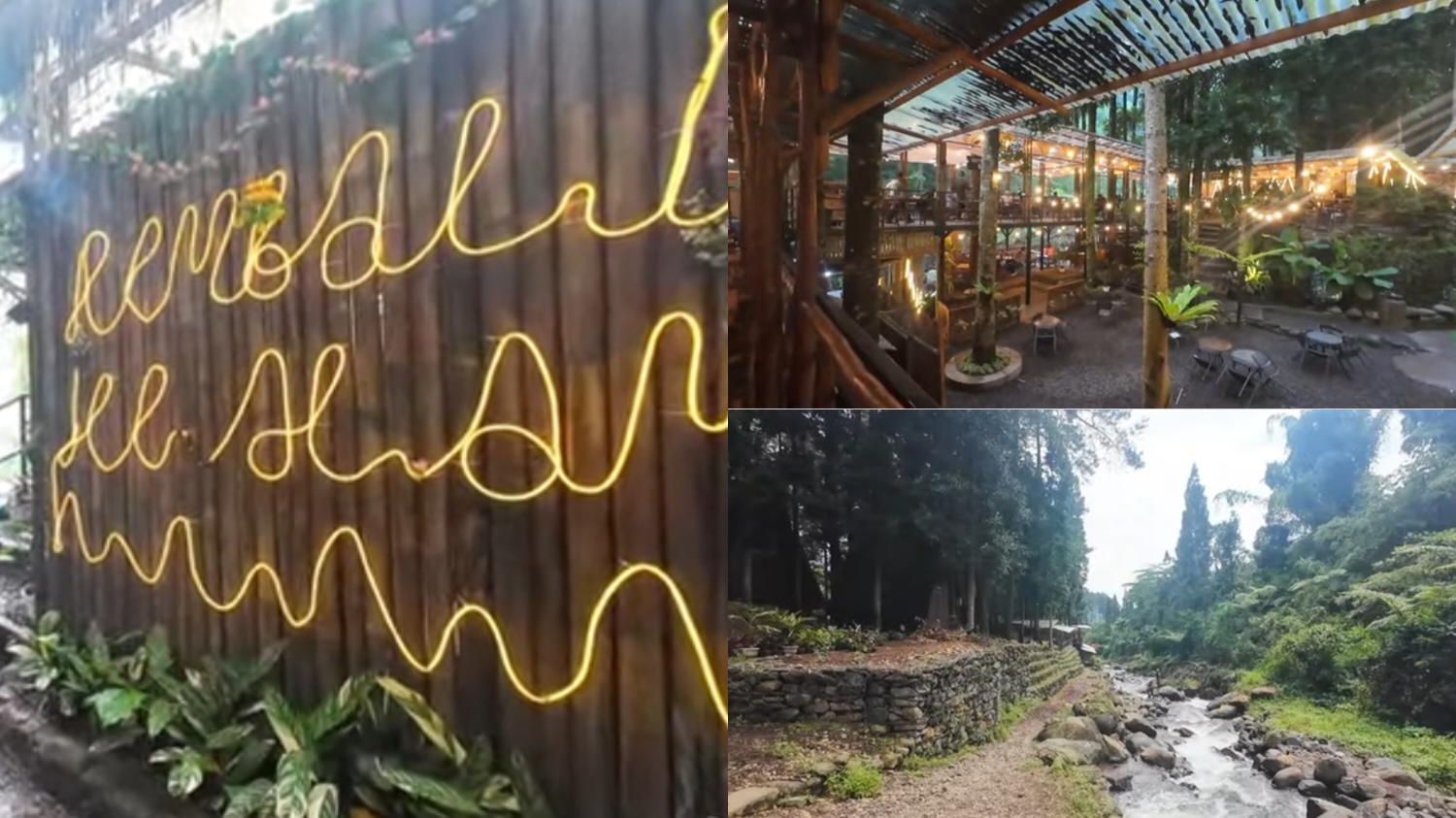 Kafe Kembali ke Alam rekomendasi tempat bukber di Bogor.