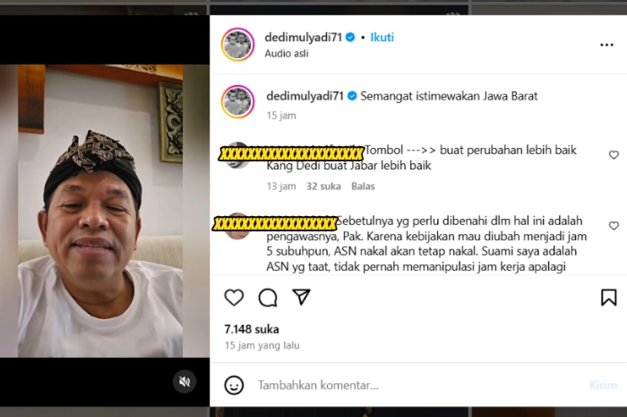 Dedi Mulyadi bandingkan ASN dengan buruh.