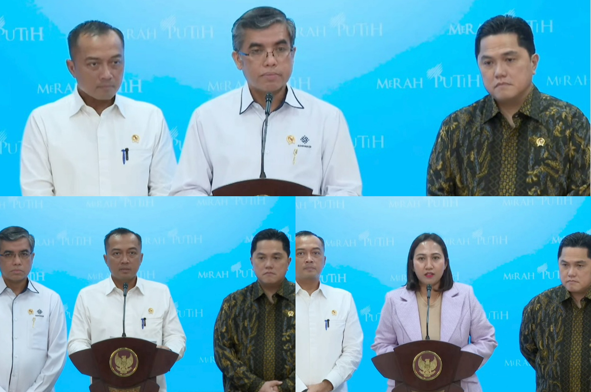 Para menteri  berkumpul bahas solusi untuk pegawai PT Sritex yang terkena PHK massal.