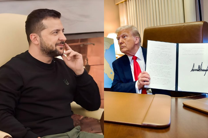 Presiden Ukraina, Volodymyr Zelensky / Presiden Amerika Serikat, Donald Trump