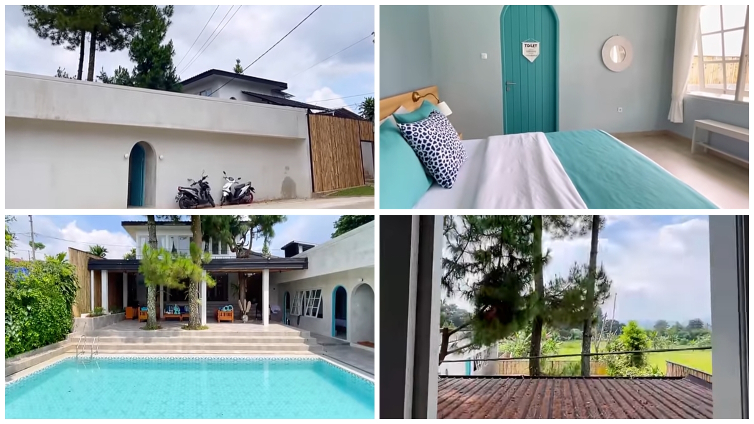 Villa Navi pilihan menginap di kawasan Bogor yang instagramable.