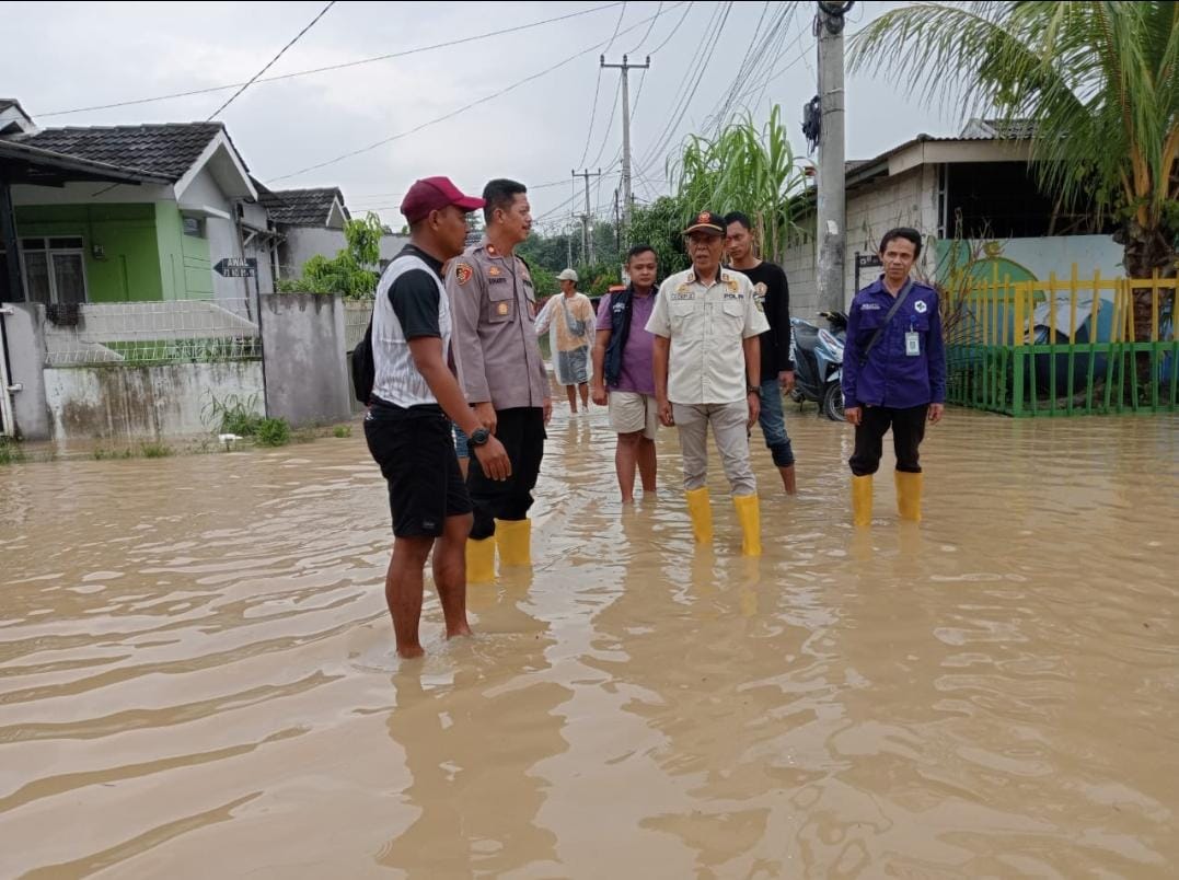 Banjir bandang di Parung Panjang Kabupaten Bogor sudah mulai surut.