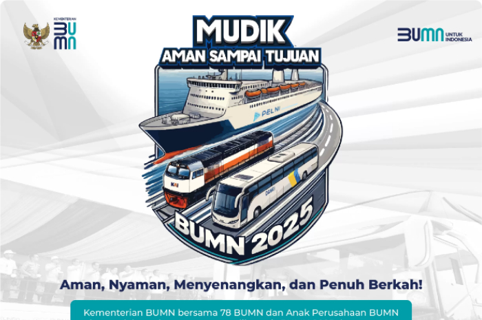 Kementerian BUMN dan BUMN membuka program mudik bersama BUMN 2025.