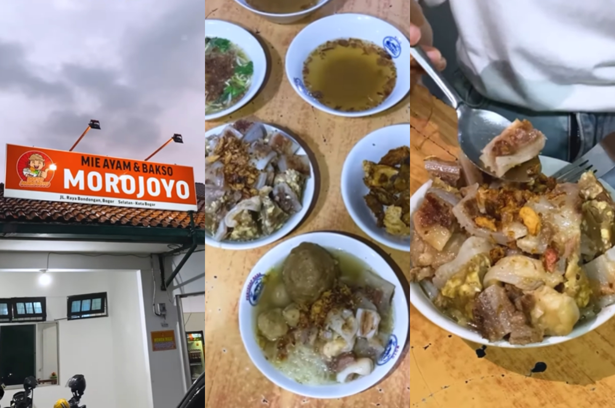 Ngebakso Viral di Bakso Moro Joyo Bogor.