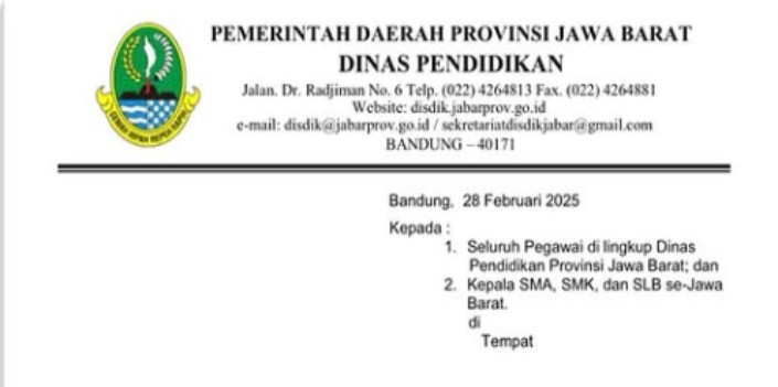 Siswa SMA Jawa Barat harus masuk sekolah jam 6.30 WIB