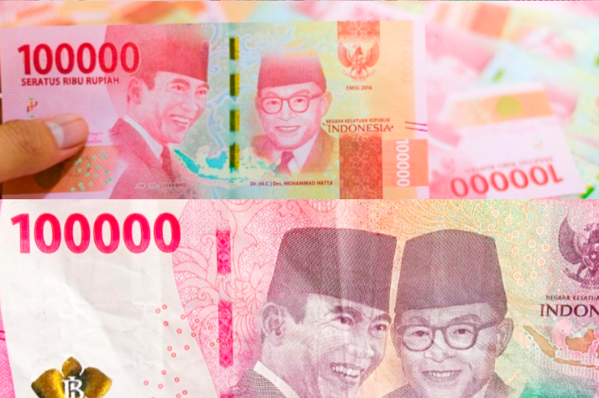 Ilustrasi uang bansos.