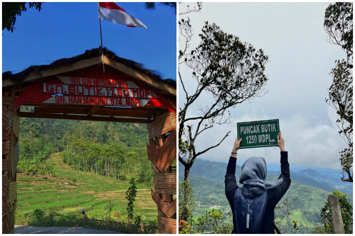Gunung Butik di Sukamulya, Kecamatan Sukamakmur, Kabupaten Bogor.