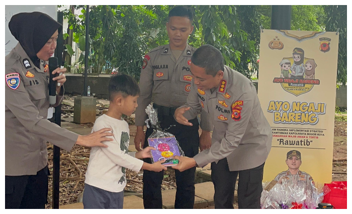Kapolresta Bogor Kota Kombes Eko Prasetyo saat melaunching program
