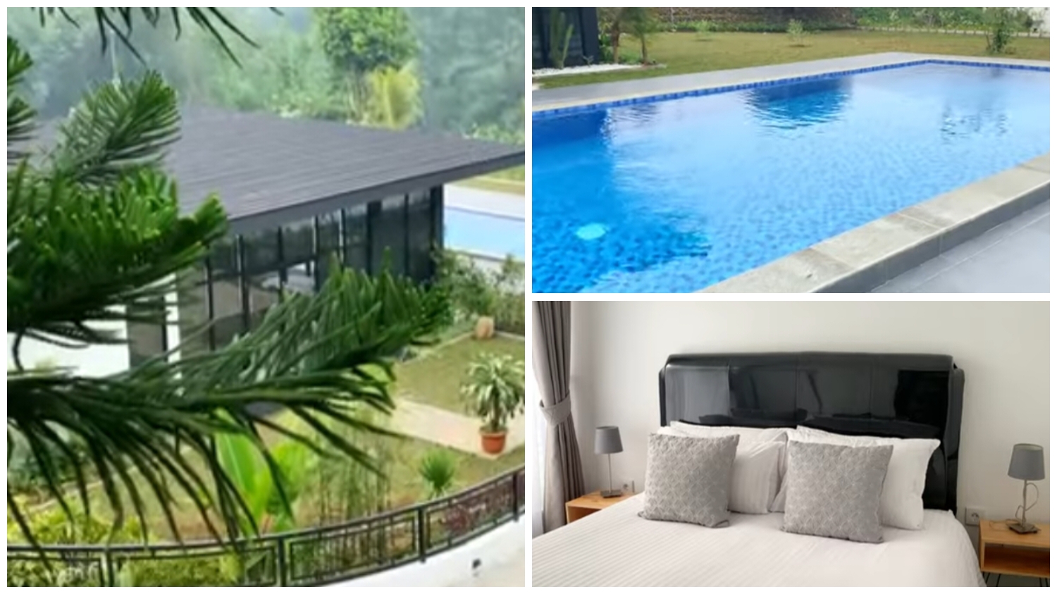 Terrace Garden Villa merupakan tempat staycation ala Bali di Bogor.