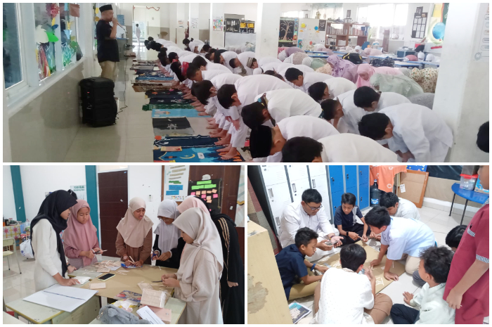 Suasana kegiatan Pekan Pinter Ramadhan 1446 H di Sekolah Bosowa Bina Insani (SBBI)  Bogor  6-20 Maret 2025.