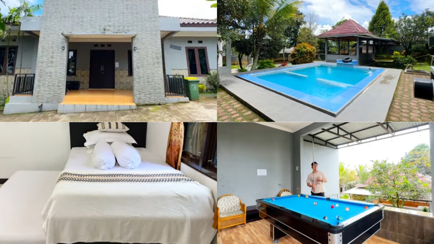 Villa Happy Family rekomendasi penginapan adem di Bogor.