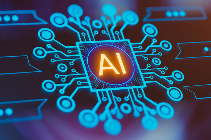 Ilustrasi periklanan digital berbasis Artificial Intelligence (AI)