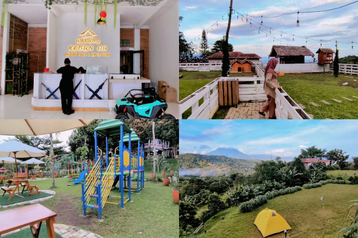 Suasana di Warung Kebunku Sentul.