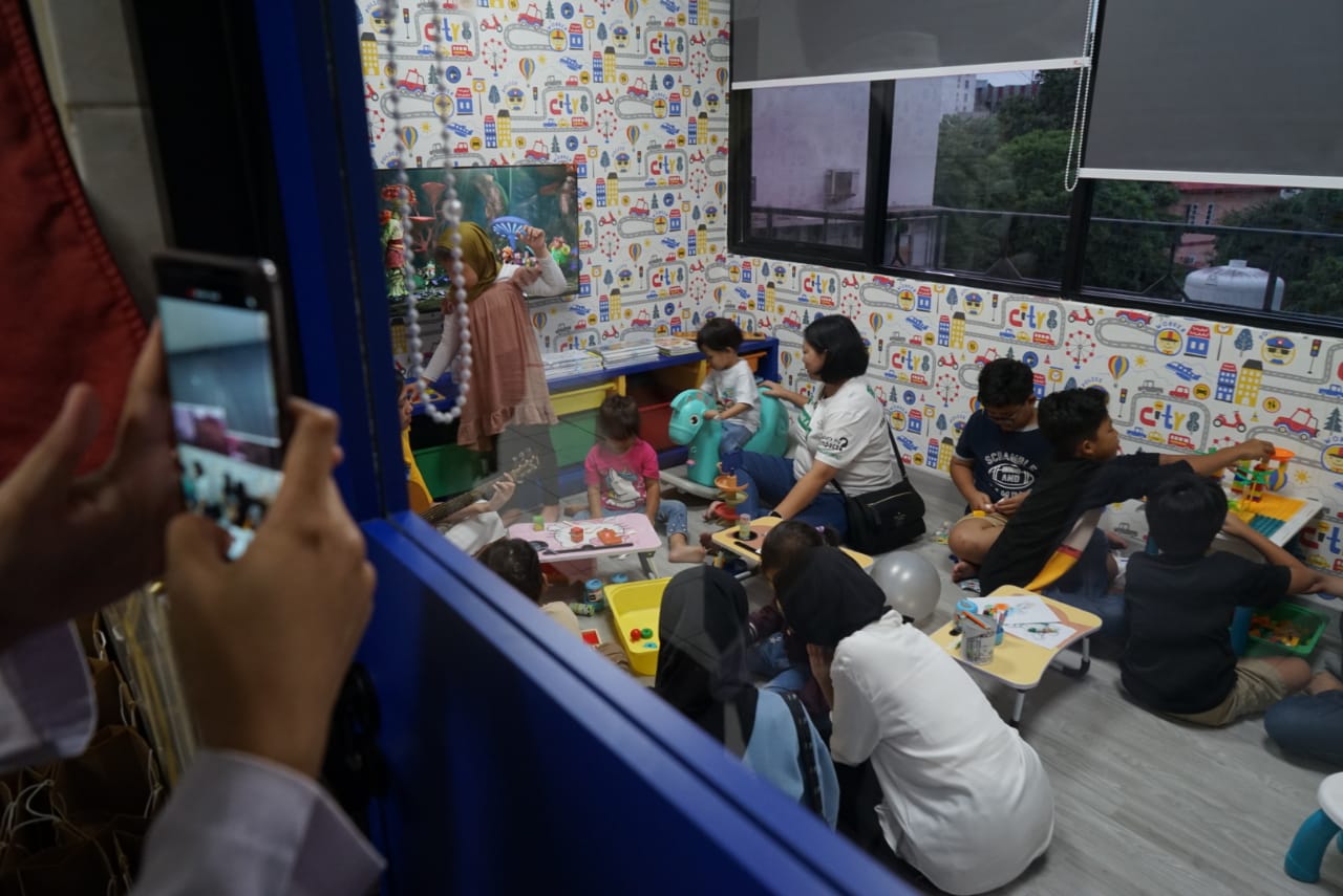 Ruang bermain anak di RS PMI Kota Bogor.