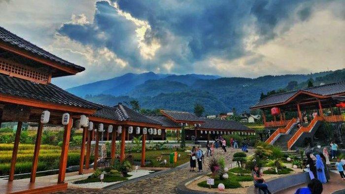 Suasana Aki Koe-En di kawasan Cijeruk Bogor.