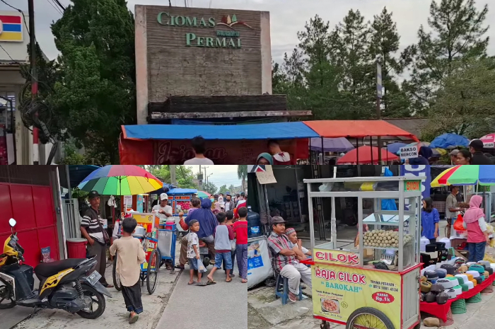 Serunya ngabuburit di Ciomas Permai Bogor .