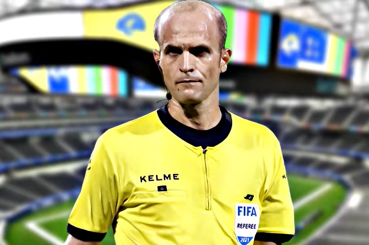 Potret wasit Adham Makhadmeh.