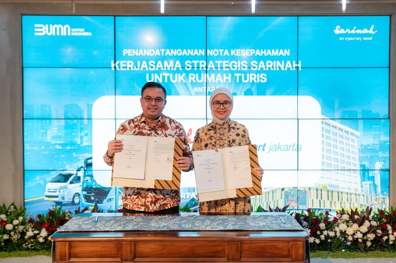 Penandatanganan kerjasama MRT Jakarta dan sarinah