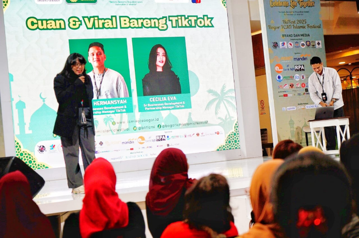Dalam acara BiiFest 2025, UMKM di Bogor belajar cari cuan dan viral bersama Tiktok.