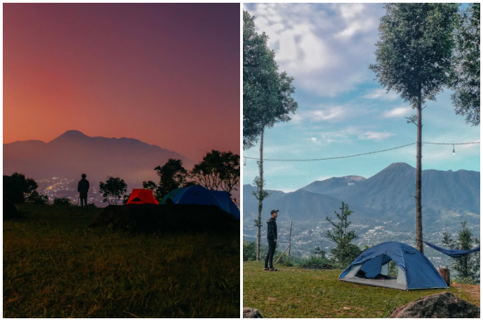 Suasana  Bukit Cirimpak  di Jl. Curug Panjang, Megamendung, Kabupaten Bogor.