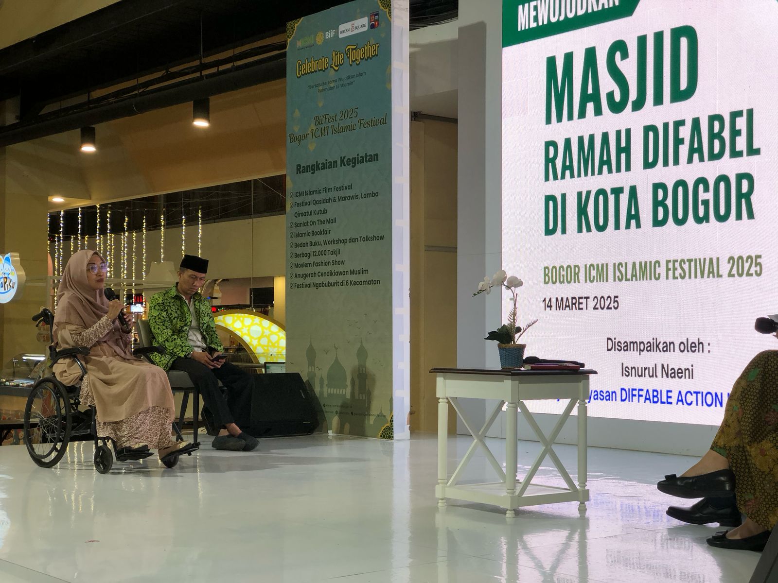 ICMI Orda Kota Bogor Helat Talk Show, Bahas Pentingnya Masjid Ramah Difabel