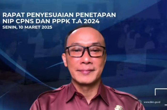 Kepala BKN Zudan Arif Fakrulloh saat menyampaikan keterangan terkait CPNS dan PPPK 2024.