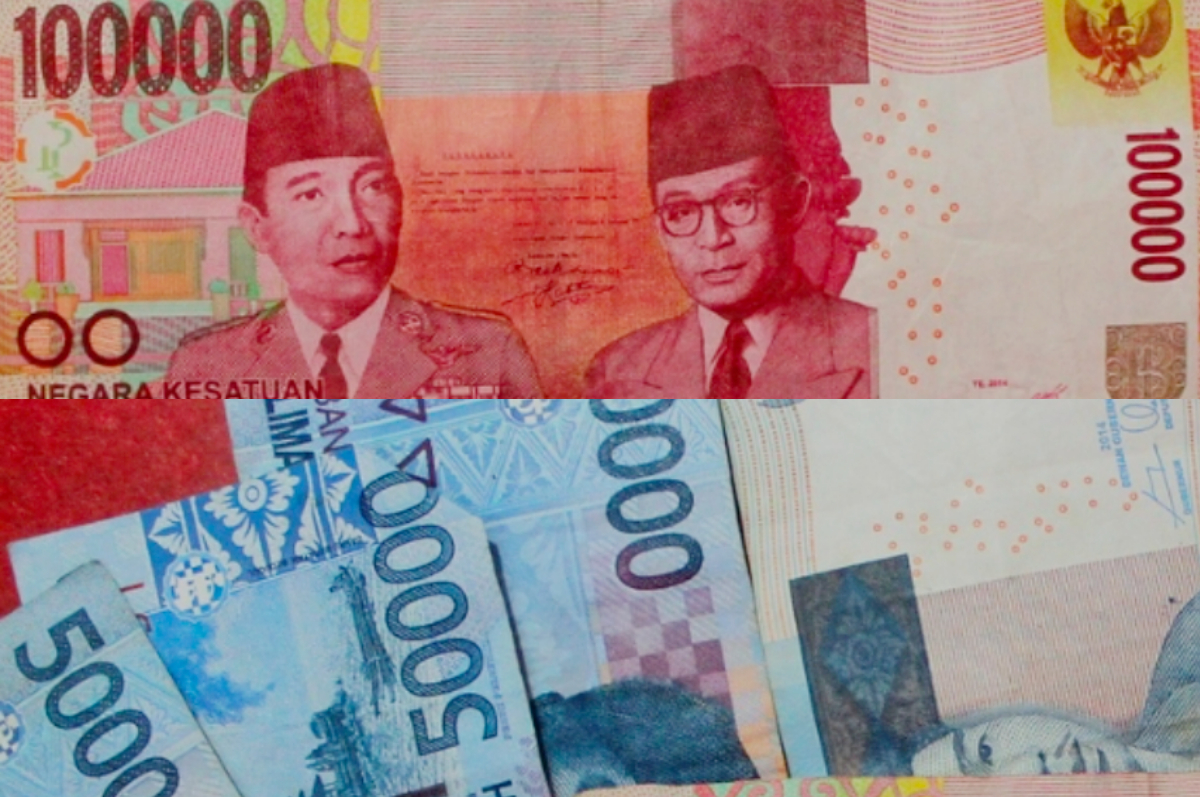 Ilustrasi uang bansos.
