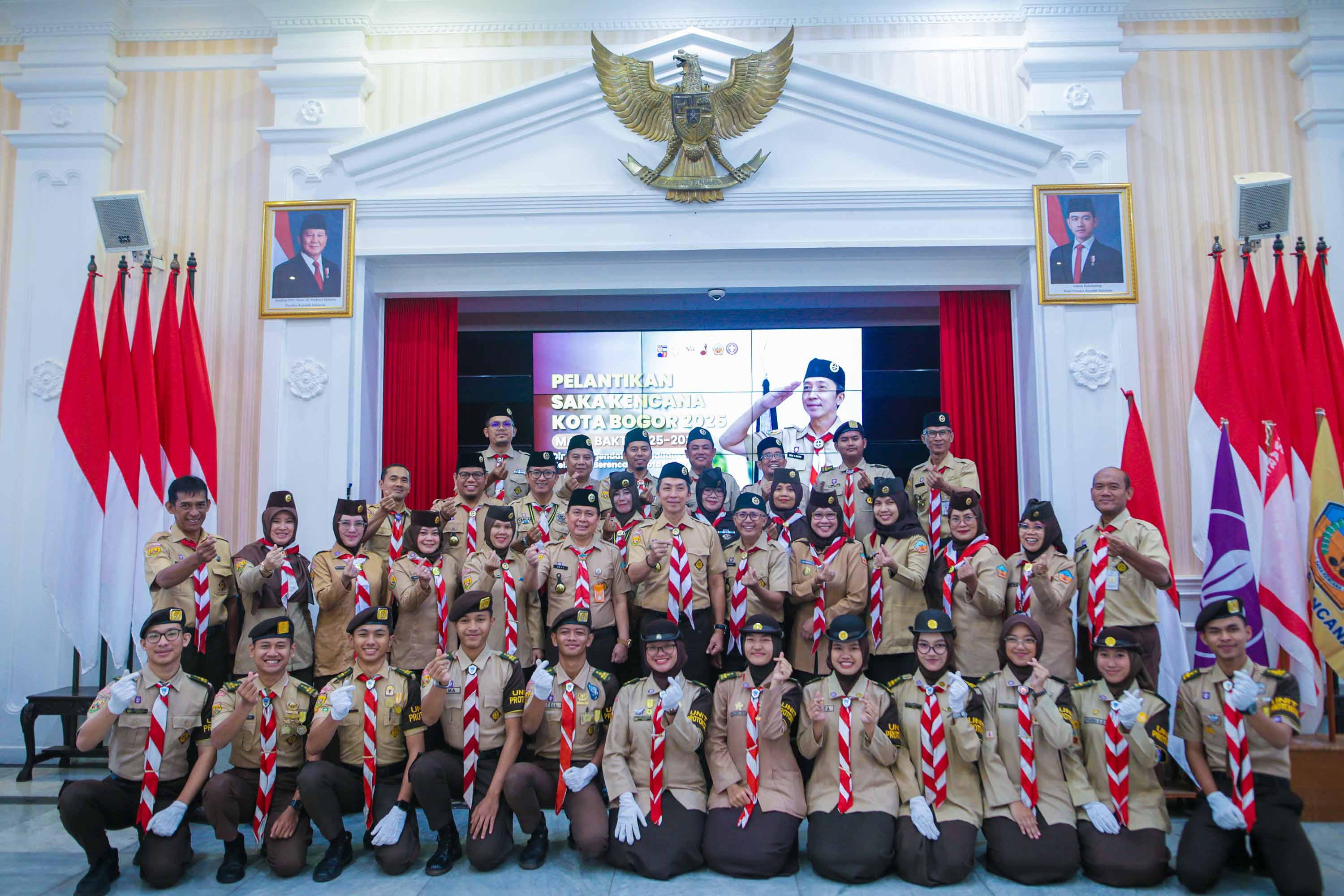 Pelantikan Saka Kencana Pramuka Kota Bogor.
