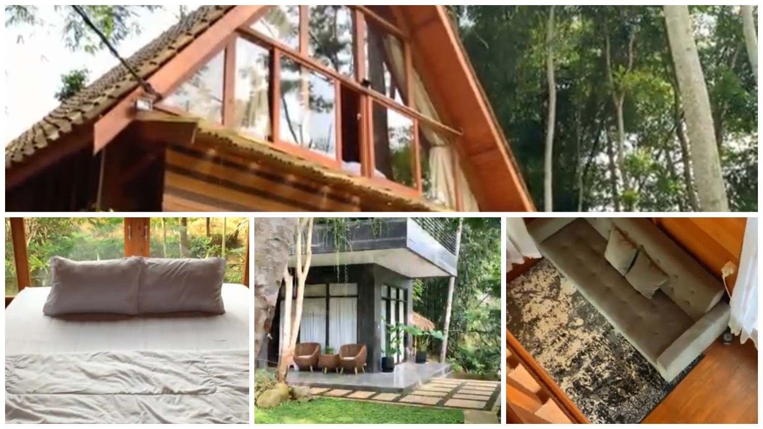 Kayumanis Villas Bogor merupakan penginapan dengan suasana alam.