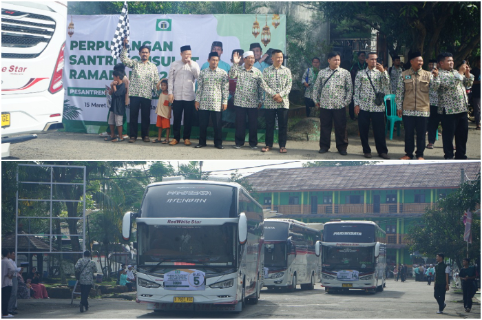 Pesantren Modern Ummul Quro Al-Islami melaksanakan perpulangan Ramadhan 2025.