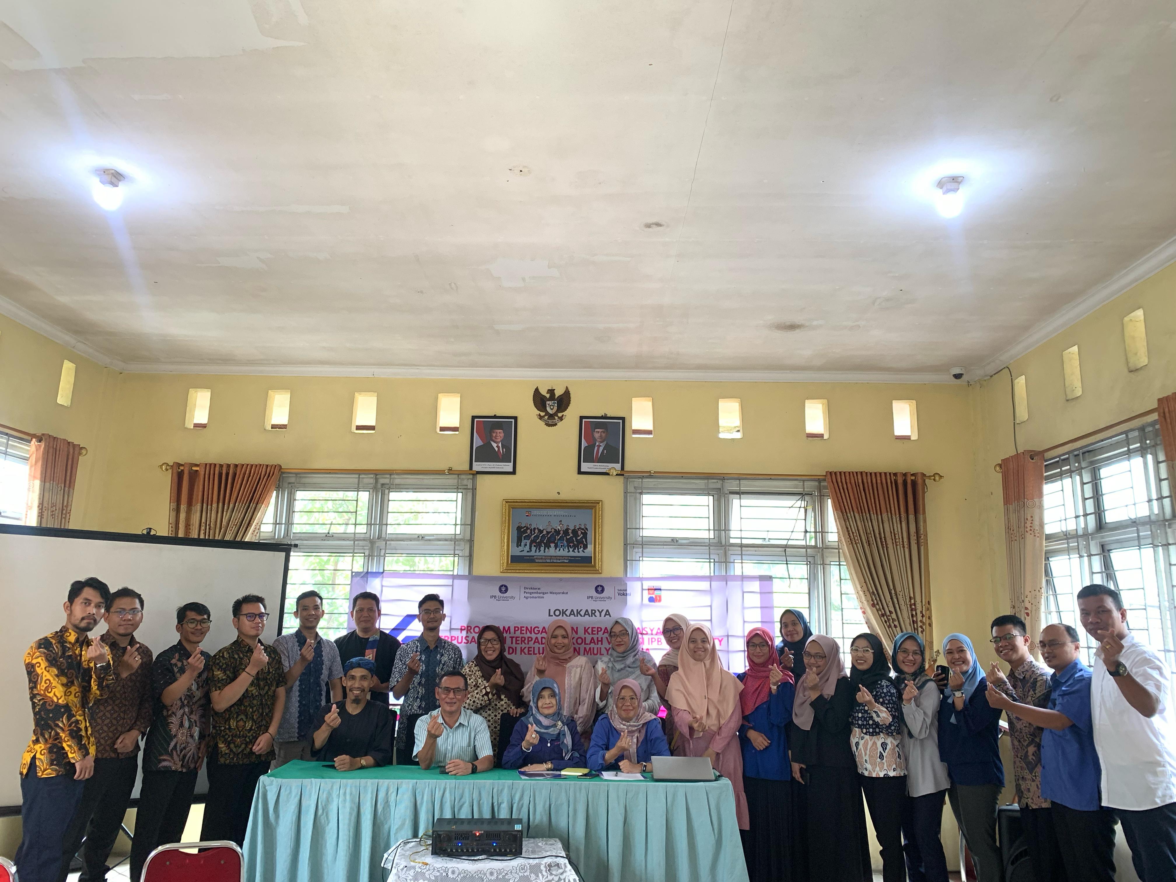 Sekolah Vokasi IPB menggelar Lokakarya Pengabdian Masyarakat Terpusat dan Terpadu Tahun 2025.