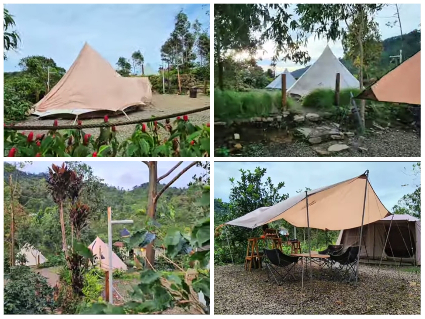 Camping Seru di Rawdee Glamping Puncak 2 Bogor.