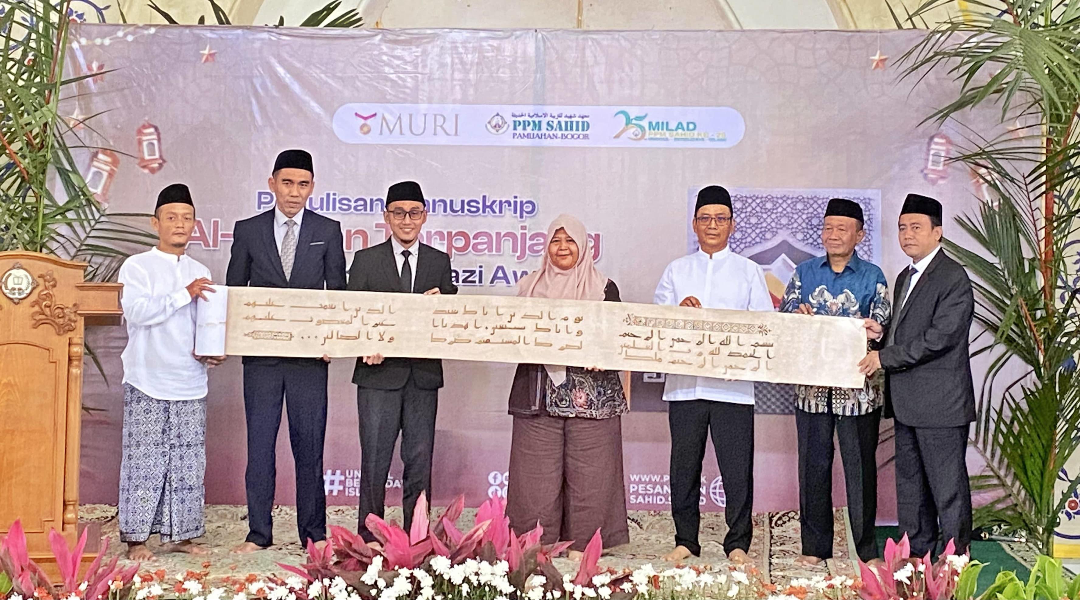 Momen launching penulisan manuskrip Al-Qur