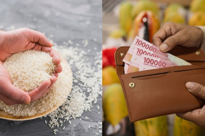 Ilustrasi bentuk zakat fitrah.