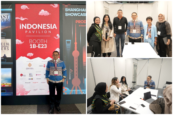 Fadli Zon saat melakukan pertemuan&nbsp;dengan para pemangku kepentingan perfilman dunia di Hong Kong International Film & TV Market (FILMART) 2025