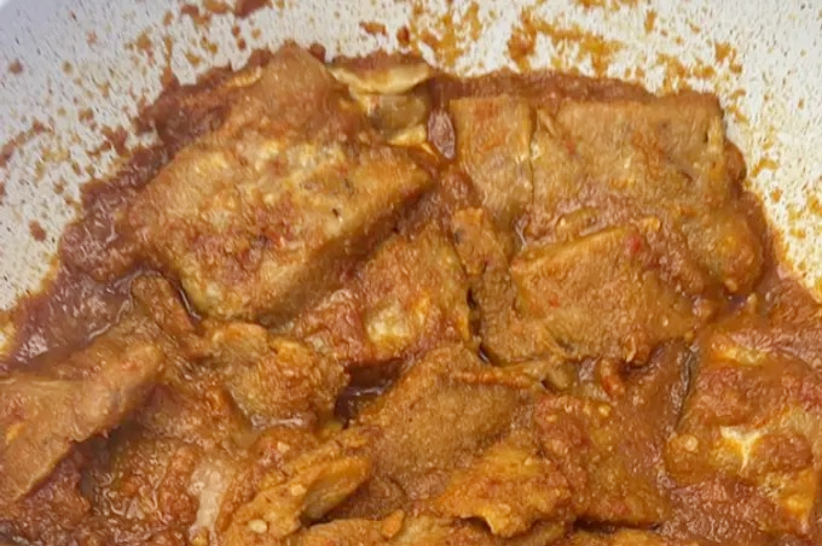 Resep tempe gembus bacem.